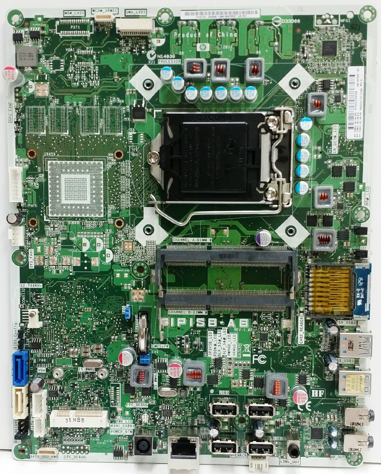 HP Pavilion 20 AII-In-One 3520 Motherboard 703643-001 IPISB-AB 7